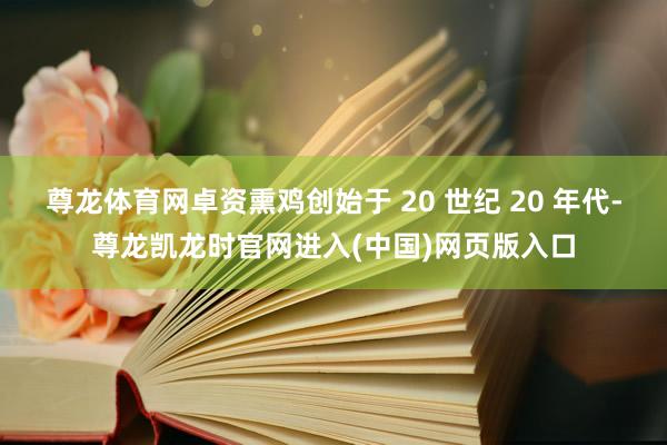 尊龙体育网卓资熏鸡创始于 20 世纪 20 年代-尊龙凯龙时官网进入(中国)网页版入口