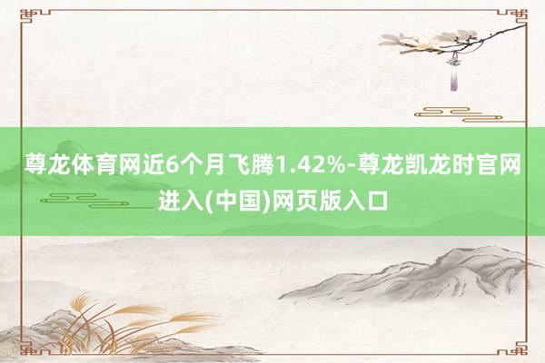 尊龙体育网近6个月飞腾1.42%-尊龙凯龙时官网进入(中国)网页版入口