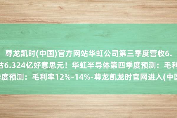 尊龙凯时(中国)官方网站华虹公司第三季度营收6.352亿好意思元，预估6.324亿好意思元！华虹半导体第四季度预测：毛利率12%-14%-尊龙凯龙时官网进入(中国)网页版入口